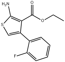 ethyl 2-amino-4-(2-fluorophenyl)thiophene-3-carboxylate Structural