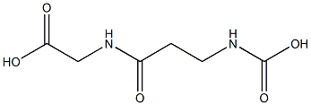 Glycine,  N-(N-carboxy--bta--alanyl)-  (5CI) Structural
