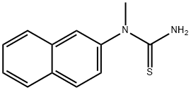 Urea,  -alpha--methyl--alpha--2-naphthylthio-  (3CI) Structural