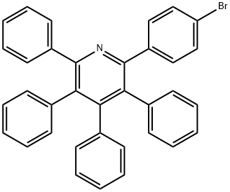 Pyridine, 2-(4-broMophenyl)-3,4,5,6-tetraphenyl- Structural