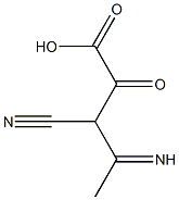 Valeric  acid,  -bta--cyano--gamma--imino--alpha--keto-  (1CI) Structural
