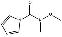 N-Methoxy-N-methyl-1H-imidazole-1-carboxamide Structural