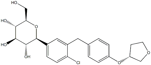 Empagliflozin (R)-Isomer Structural Picture