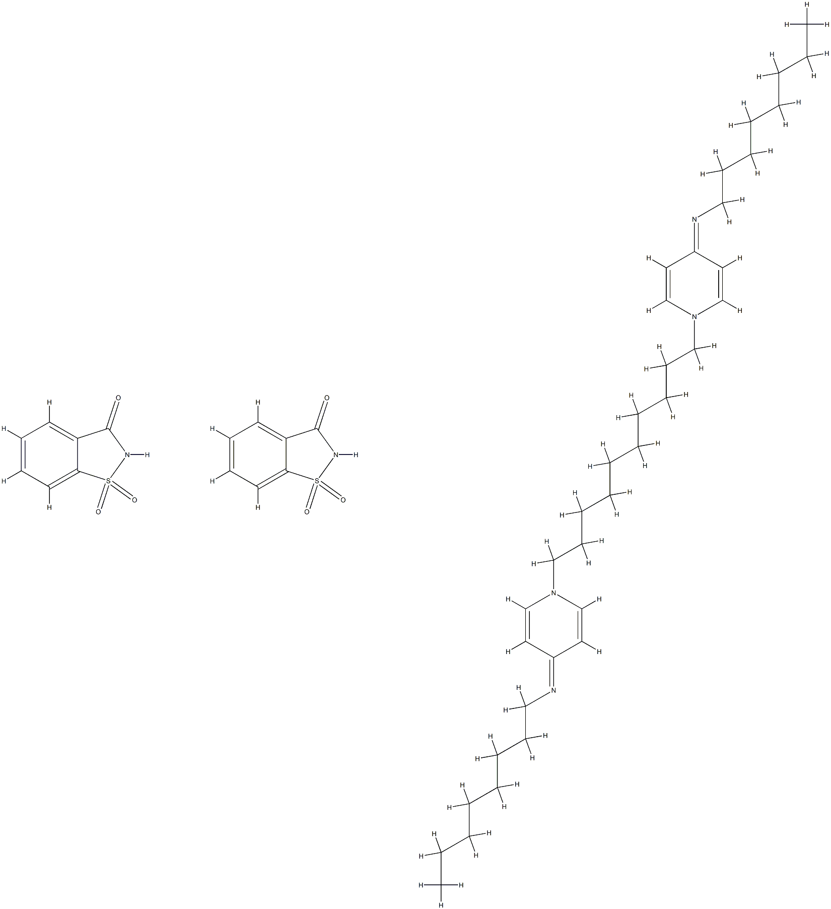 Octenidine saccharin [USAN] Structural