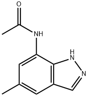 Isoindazole,  7-acetamido-5-methyl-  (2CI) Structural