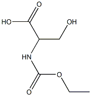 Serine,  N-carboxy-,  DL-,  N-Et  ester  (5CI) Structural