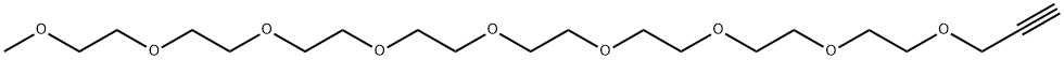 mPEG8-Alkyne Structural