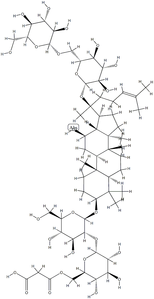malonylginsenoside Rb1 Structural