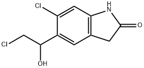 Ziprasidone IMpurity (6-Chloro-5-(2-Chloro-1-Hydroxy-Ethyl)-1,3-Dihydro-Indol-2-One) Structural