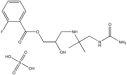 Flestolol Sulfate Structural