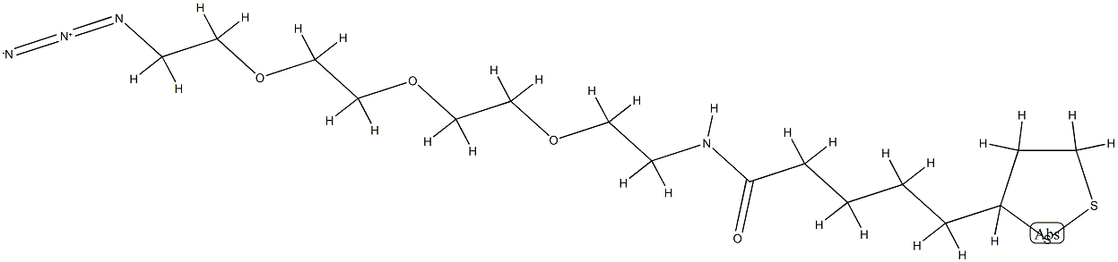 Lipoamido-PEG3-Azide Structural