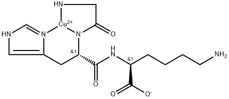 Copper tripeptide Structural