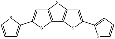 2,6-Dithiophen-2-yl-dithieno[3,2-b;2,6-Di(thiophen-2-yl)dithieno[3,2-b:2',3'-d]thiophene Structural