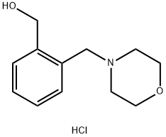 o-(morpholin-1-yl)methyl)benzyl alcohol(HCl) Structural