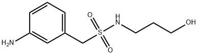 C-(3-Amino-phenyl)-N-(3-hydroxy-propyl)-methanesulfonamide Structural