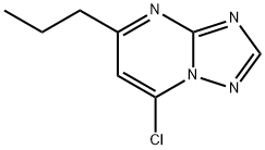 7-chloro-5-propyl[1,2,4]triazolo[1,5-a]pyrimidine Structural