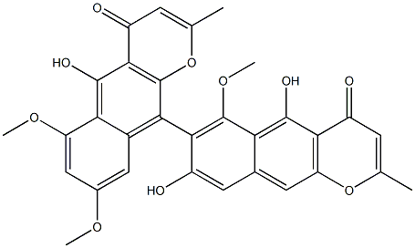 dianhydroaurasperone C Structural