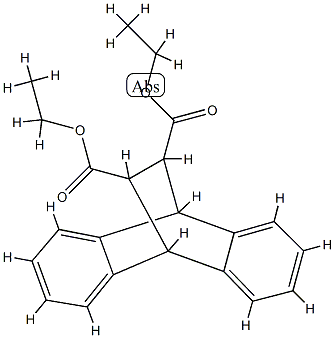 9,10-Ethanoanthracene-11,12-dicarboxylicacid, 9,10-dihydro-, diethyl ester, (11R,12R)-rel- (9CI) Structural