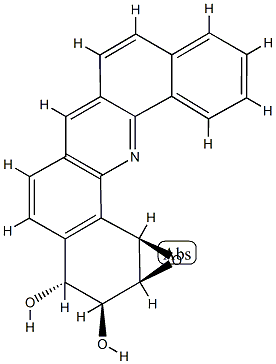 Benz(c)oxireno(5,6)benz(1,2-h)acridine-2,3-diol, 1a,2,3,13c-tetrahydro -, (1aS-(1a-alpha,2-beta,3-alpha,13c-alpha))- Structural