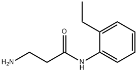 N~1~-(2-ethylphenyl)-beta-alaninamide(SALTDATA: HCl) Structural