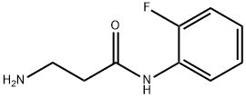 N~1~-(2-fluorophenyl)-beta-alaninamide(SALTDATA: HCl) Structural