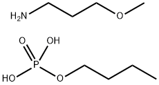 butyl dihydrogen phosphate, compound with 3-methoxypropylamine 