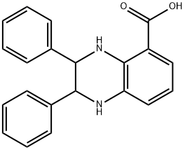 2,3-Diphenyl-1,2,3,4-tetrahydro-quinoxaline-5-carboxylic acid Structural