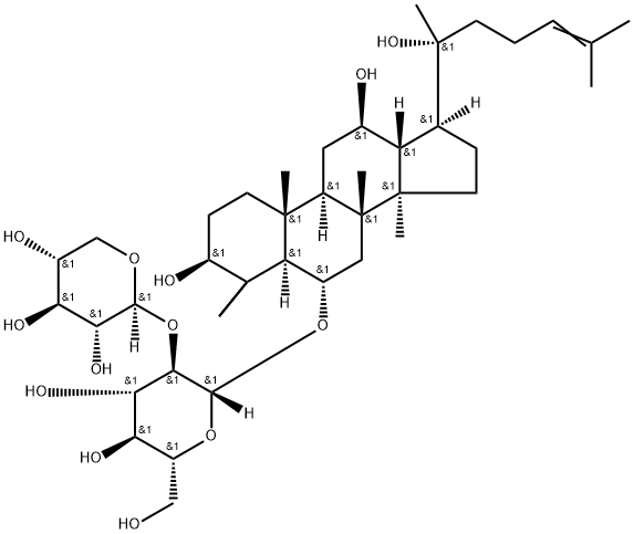 20(R)-Notoginsenoside R2 Structural