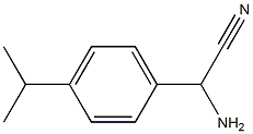 amino(4-isopropylphenyl)acetonitrile Structural