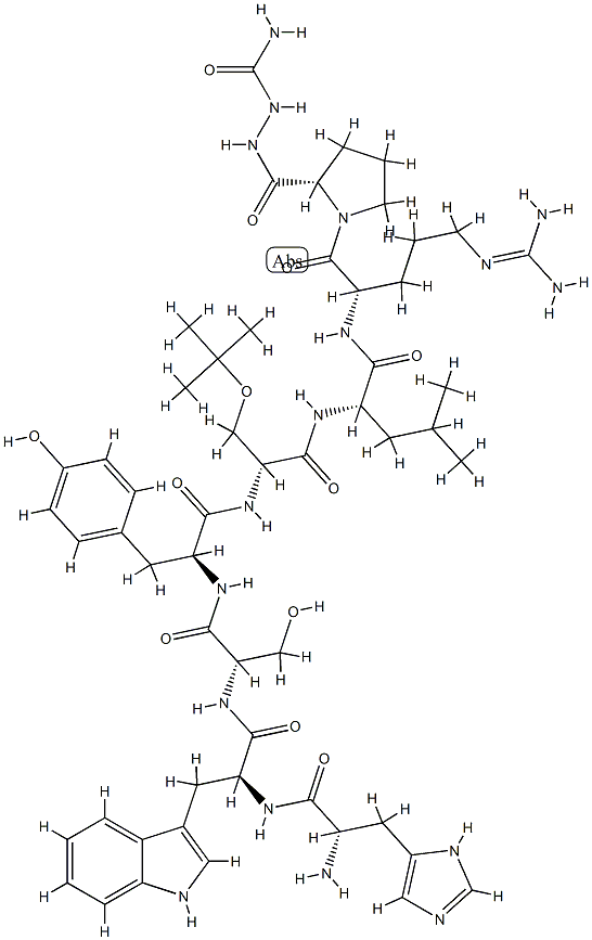 H-HIS-TRP-SER-TYR-D-SER(TBU)-LEU-ARG-PRO-AZAGLY-NH2