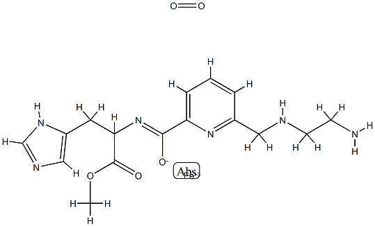 iron(II)-methyl 2-(2-aminoethyl)aminomethylpyridine-6-carboxylhistidinate Structural