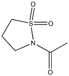 Isothiazolidine, 2-acetyl-, 1,1-dioxide (6CI) Structural