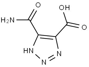 v-Triazole-4-carboxylic acid, 5-carbamoyl- (6CI) Structural