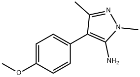 4-(4-METHOXYPHENYL)-1,3-DIMETHYL-1H-PYRAZOL-5-AMINE