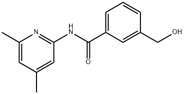 N-(4,6-DIMETHYL-2-PYRIDINYL)-3-(HYDROXYMETHYL)-BENZAMIDE Structural