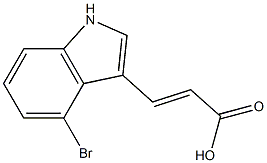 (E)-3-(4-bromo-1H-indol-3-yl)acrylic acid