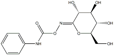 gluconohydroximo-1,5-lactone-N-phenylurethane Structural