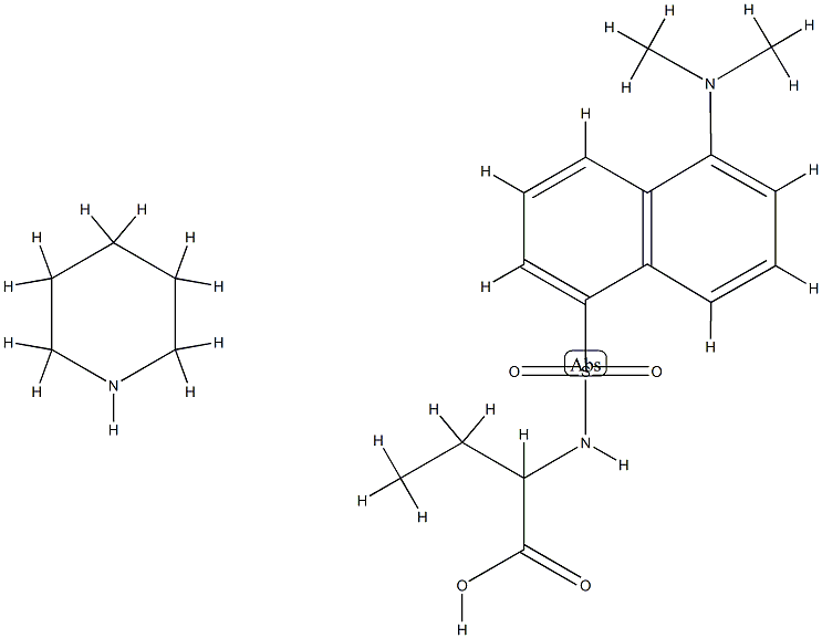 DANSYL-DL-A-AMINO-N-BUTYRIC ACID PIPERID Structural