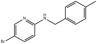 5-bromo-N-[(4-methylphenyl)methyl]pyridin-2-amine Structural