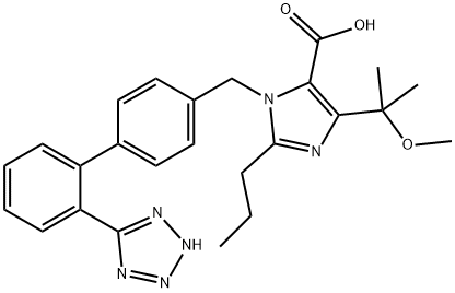 O-Methyl Ether OlMesartan Acid Structural