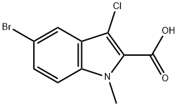 5-bromo-3-chloro-1-methyl-1H-indole-2-carboxylic acid