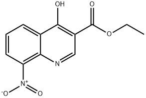 ethyl 4-hydroxy-8-nitroquinoline-3-carboxylate(WX130325) Structural