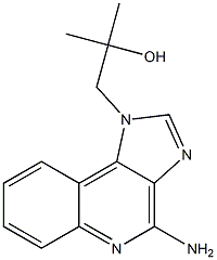 4-amino-alpha,alpha-dimethyl-1H-imidazo(4,5-c)quinolin-1-ethanol Structural
