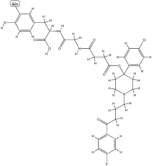 haloperidol-succinylglycyliodotyrosine Structural
