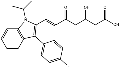 rac 5-Keto Fluvastatin Structural