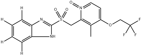 Lansoprazole-d4 Sulfone N-Oxide Structural