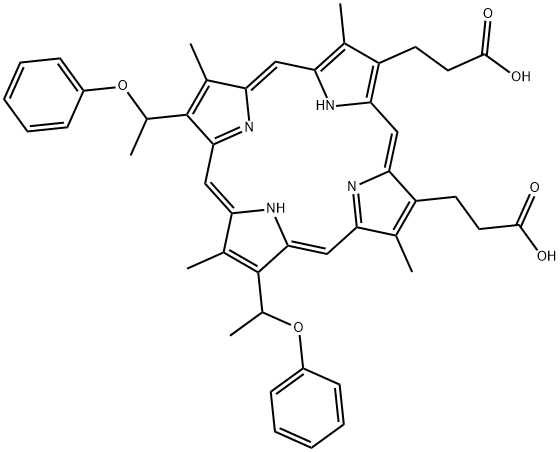 hematoporphyrin diphenyl ether Structural
