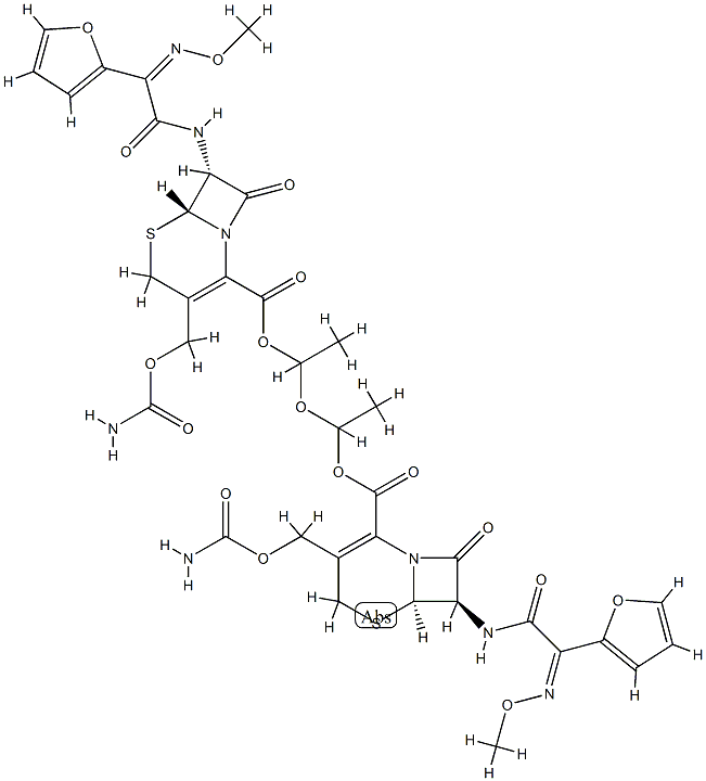 Di(cefuroxime Ethyl) Ether Structural