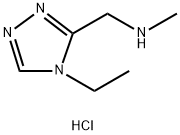 4H-1,2,4-Triazole-3-methanamine, 4-ethyl-N-methyl-, hydrochloride (1:2) Structural