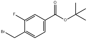 tert-butyl 4-(bromomethyl)-3-fluorobenzoate Structural
